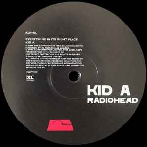 Image of Label Cover of 4554177S: 2xLP - RADIOHEAD, Kid A (XL Recordings; XLLP782B, Europe 2022 Reissue, Gatefold, 2 Inners, Download)   NEW/NEW