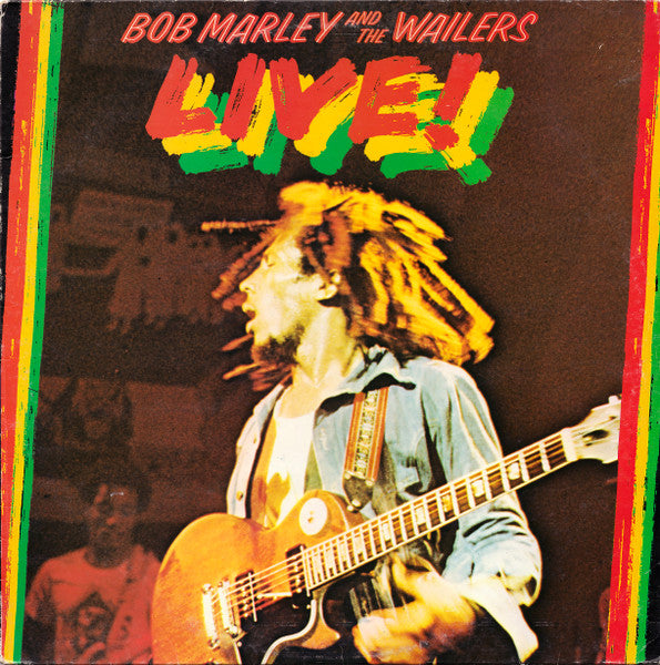 Image of Front Cover of LP - VG/VG - BOB MARLEY AND THE WAILERS, Live! (Island Records; ILPS 9376, Scandinavia 1975, Inner), Lots of light sleeve lines, plays fine.,  - 2616382C