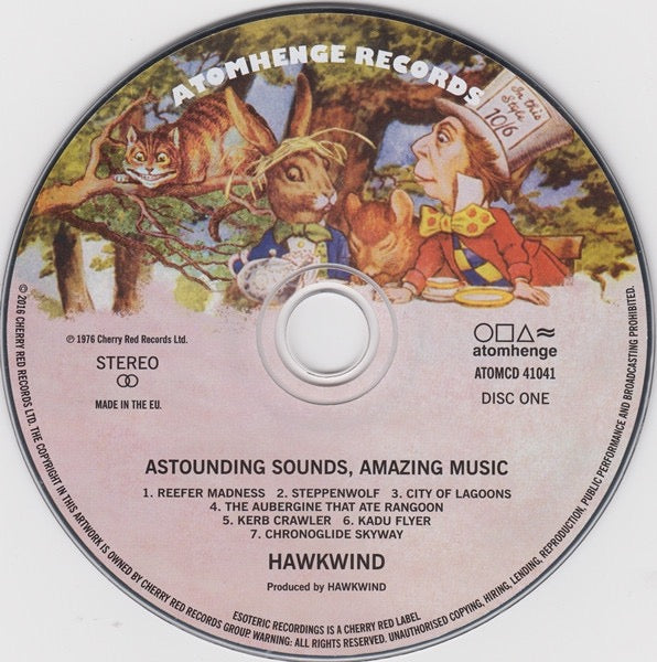 Image of Label Cover of 4xCD - VG+/VG - HAWKWIND, The Charisma Years 1976-1979 (Atomhenge; ATOMCD41041, UK 2016, Clamshell Box Set, Poster), ,  - 3216287C