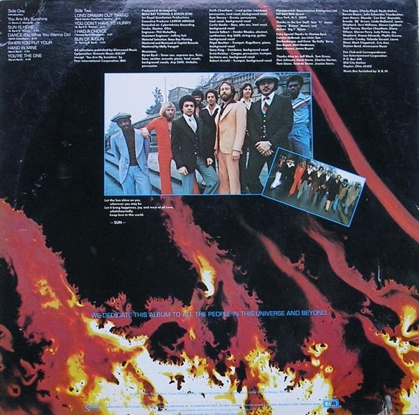 Image of Back Cover of LP - G+/VG - SUN, Sunburn (Capitol; ST-11723, US 1978, Inner), Surface tear to front sleeve. Split inner.,  - 4416049C
