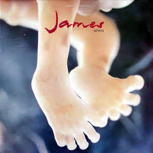 Image of Front Cover of 4844165S: LP - JAMES, Seven (Fontana; 510932, UK 1992, Inner) Edge and Ring Wear, hype sticker still attached  VG/VG+