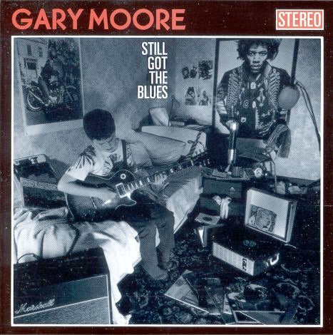 Image of Front Cover of LP - VG/G+ - GARY MOORE, Still Got The Blues (Virgin; V 2612, UK 1990, Inner), Light Marks only, Hype stickered sleeve,  - 2316106C