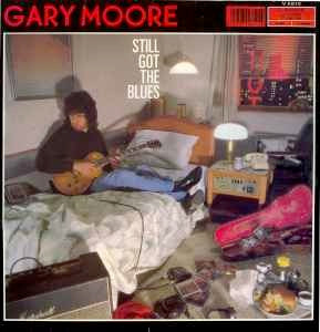 Image of Back Cover of LP - VG/G+ - GARY MOORE, Still Got The Blues (Virgin; V 2612, UK 1990, Inner), Light Marks only, Hype stickered sleeve,  - 2316106C