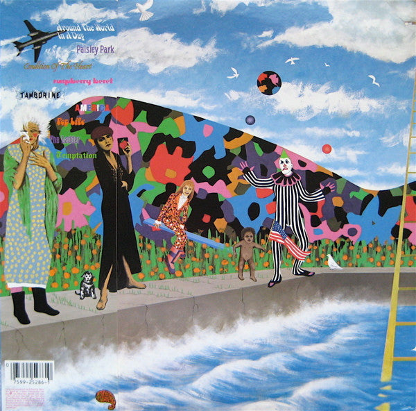 Image of Back Cover of LP - VG/VG - PRINCE AND THE REVOLUTION, Around the World in a Day (WB; 925 286-1, UK 1985, Gatefold - No Flap), Strong VG,  - 3946158S