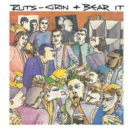 Image of Front Cover of LP - VG+/VG+ - THE RUTS, Grin and Bear It (Virgin; V 2188, UK 1980, No Insert), ,  - 2646237S