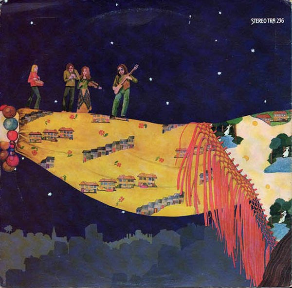 Image of Back Cover of LP - VG/G+ - MR FOX, The Gipsy (Transatlantic White/Purple; TRA 236, UK 1971, Gatefold With Av/Pak Inner), Side 2 is damaged from the foam strip of the plastic inner at run in and into track 1. Plays through but with loud surface noise. Rest of the disc is a Strong VG. Plastic inner intact but discoloured. Edge and ring wear, creasing.,  - 2446280S