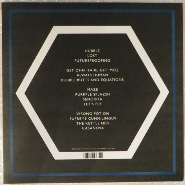 Image of Back Cover of 4824141E: 2xLP - ACTRESS, Splazsh (Honest Jons; HJRLP49, UK 2010, Embossed Sleeve)   VG+/EX