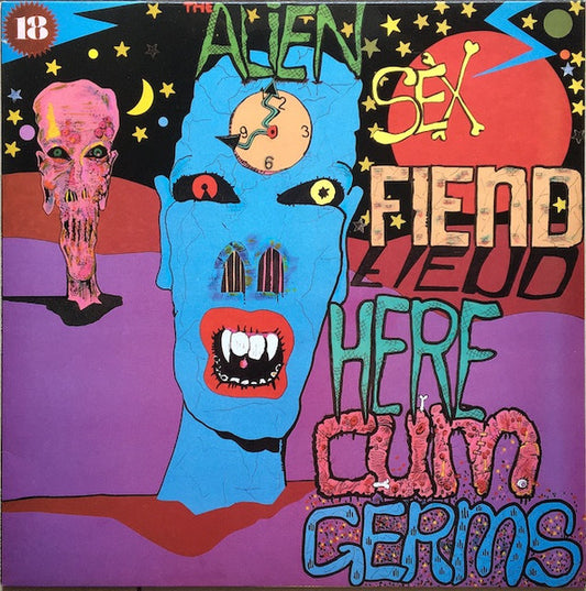 Image of Front Cover of LP - VG/VG - ALIEN SEX FIEND, Here Cum Germs (Anagram; GRAM31, UK 1987, Inner), ,  - 3926016E