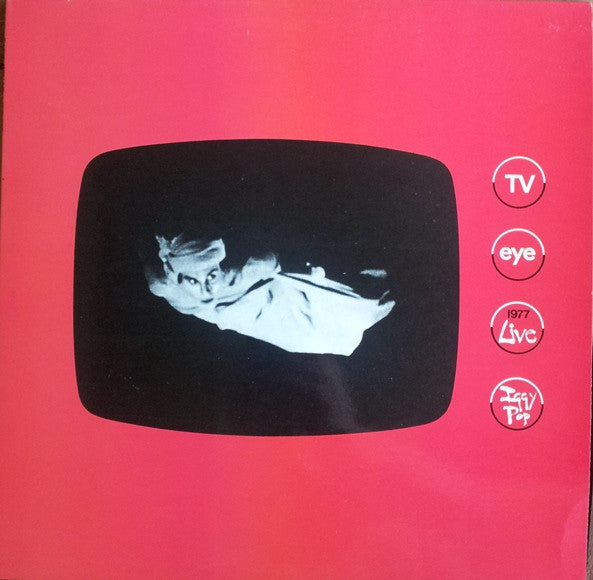 Image of Front Cover of LP - VG/VG - IGGY POP, TV Eye 1977 Live (RCA Victor Orange with Stereo Text; PL12796, UK 1978, Laminated Sleeve, Inner), Hairlines, seam split on Inner, edge wear, laminate creases,  - 3846247S