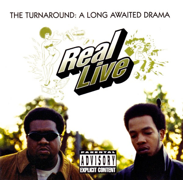 Image of Front Cover of 3314344C: CD - REAL LIVE, The Turnaround: A Lond Awaited Drama (Big Beat; 7567-92668-2, Europe 1996, Jewel Case)   VG+/VG+