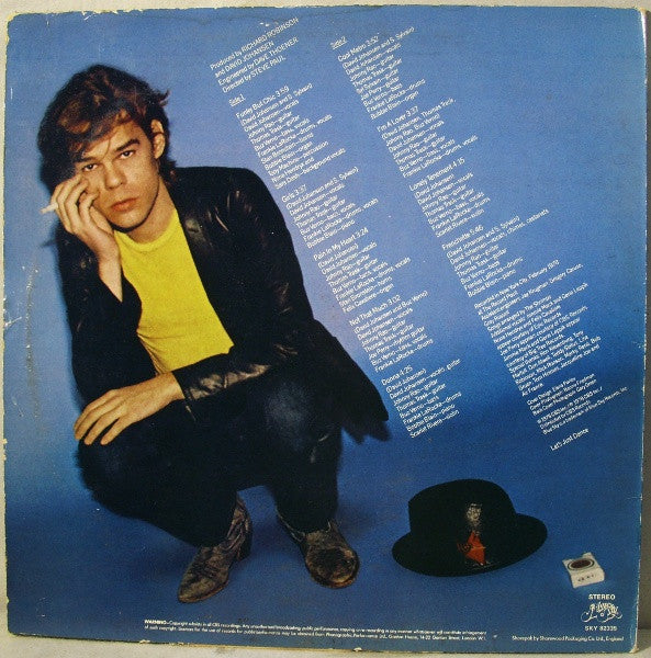 Image of Back Cover of LP - VG/VG+ - DAVID JOHANSEN, David Johansen (Blue Sky; SKY 82335, UK 1978), One long light mark on side 1. Sleeve in slightly torn shrinkwrap, edge wear. ,  - 1126406E