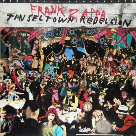 Image of Front Cover of 2345159S: 2xLP - FRANK ZAPPA, Tinseltown Rebellion (EMI; EN 5002, UK 1986 Reissue, Gatefold)   VG/VG+