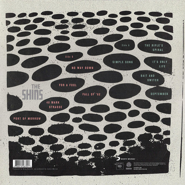 Image of Back Cover of LP - VG+/VG - THE SHINS, Port Of Morrow (Columbia; 88691926701, Europe 2012, Inner), ,  - 4216231C
