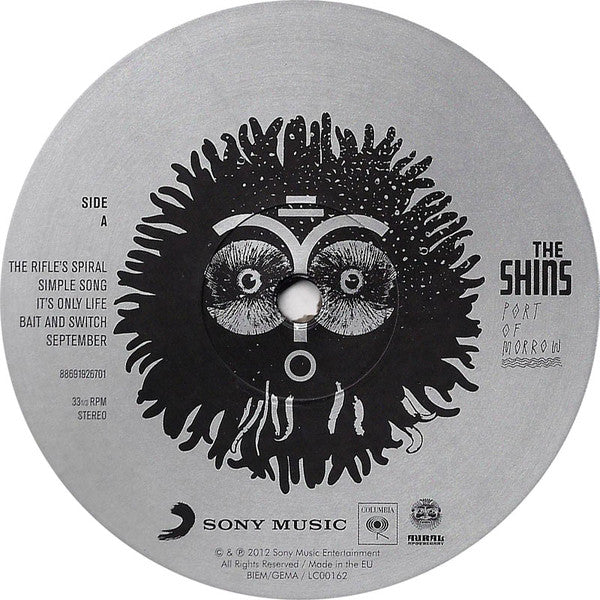 Image of Label Cover of LP - VG+/VG - THE SHINS, Port Of Morrow (Columbia; 88691926701, Europe 2012, Inner), ,  - 4216231C