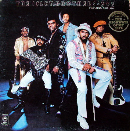 Image of Front Cover of LP - VG/VG+ - THE ISLEY BROTHERS, 3 + 3 (Epic Yellow; S EPC 65740, UK 1973, Gatefold), Light crease on part of sleeve. Light ringwear on back,  - 3846122S