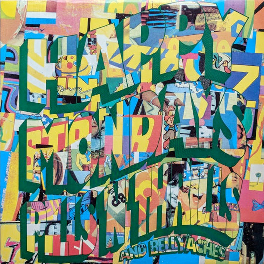 Image of Front Cover of 4945022S: LP - HAPPY MONDAYS, Pills 'N' Thrills And Bellyaches (Factory ; FACT 320, UK 1990 Reissue, Inner) Light scratches and hairlines, edge wear  VG/VG