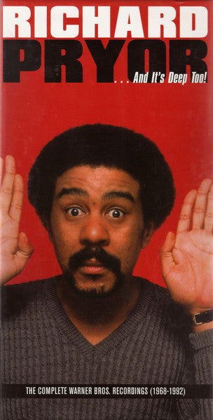 Image of Front Cover of 9xCD - VG/VG+ - RICHARD PRYOR, ... And It's Deep Too! The Complete Warner Bros. Recordings (1968-1992) (Warner Bros; R2 76655, US 2000, Box Set, Booklet), ,  - 0916243C