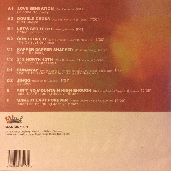 Image of Back Cover of 3xLP - VG+/VG+ - VARIOUS, Larry Levan's Paradise Garage, The legend Of Dance Music Vol. 1 (Salsoul; SAL-202014-1, UK 2014), ,  - 2446068S