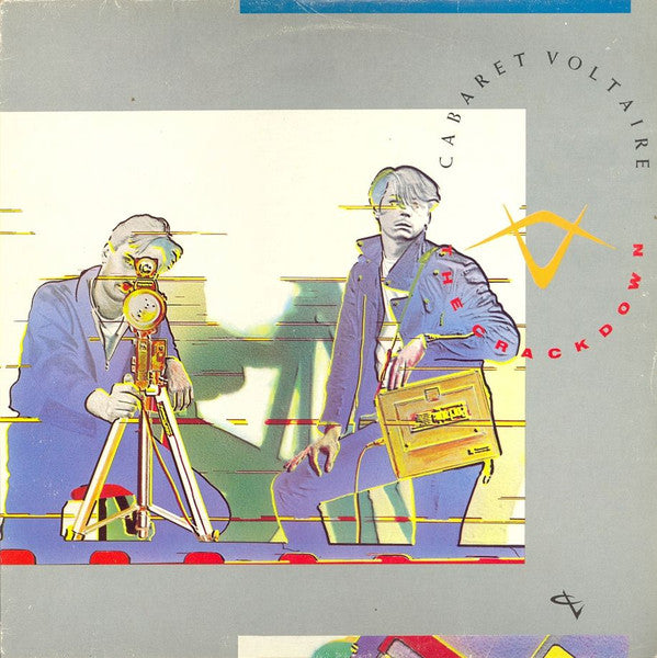 Image of Front Cover of LP - VG/VG+ - CABARET VOLTAIRE, The Crackdown (Some Bizzare; CV 1, UK 1983, Inner), Sticker Damage To Sleeve,  - 2826071E