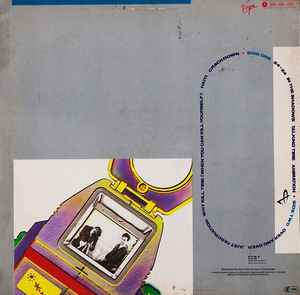 Image of Back Cover of LP - VG/VG+ - CABARET VOLTAIRE, The Crackdown (Some Bizzare; CV 1, UK 1983, Inner), Sticker Damage To Sleeve,  - 2826071E