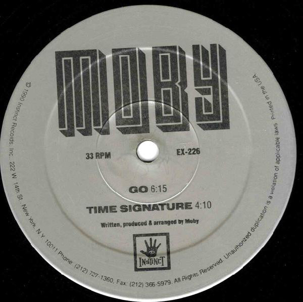 Image of Back Cover of 12" - /VG - MOBY, Mobility (Instinct; EX-226, US 1990), WOL. Strong VG,  - 1746345S