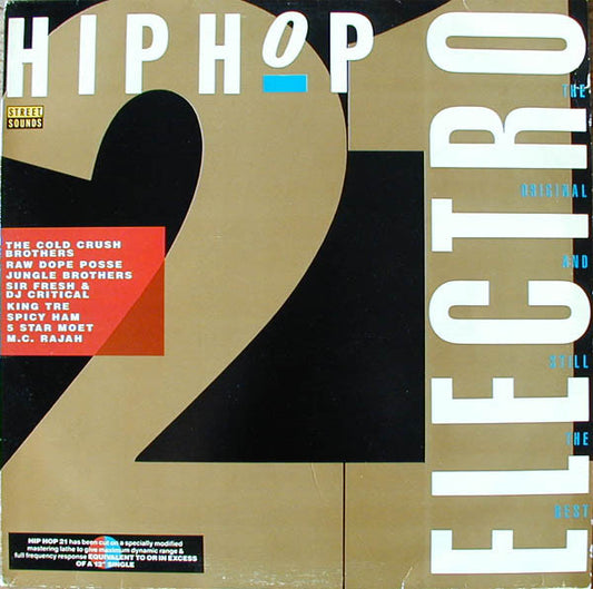 Image of Front Cover of LP - VG/VG+ - VARIOUS, Street Sounds Hip Hop 21 (Streetsounds; ELCST 21, UK 1988), Strong VG+,  - 1246067S