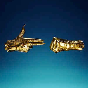 Image of Front Cover of 2xLP - VG+/VG+ - RUN THE JEWELS, Run The Jewels 3 (Run The Jewels Inc; RTJ003LP, US 2017, Gatefold, Insert, Poster, Stickers, Gold Vinyl), ,  - 2946014S