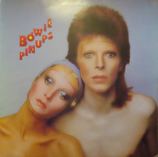 Image of Front Cover of LP - G+/VG - DAVID BOWIE, Pinups (RCA International Green; INTS 5236, UK 1983 Reissue, No Insert), Scuffs, edge and ring wear, circular damage on front cover from something being stuck to it,  - 5145018S