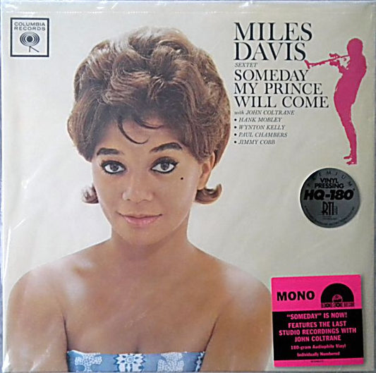 Image of Front Cover of 3824079E: LP - MILES DAVIS, Someday My Prince Will Come (Columbia; CL 1656, US 2013 Reissue, Mono, 180 Gram)   VG+/VG+