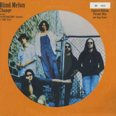 Image of Front Cover of 12" - VG/VG+ - BLIND MELON, Change (Capitol; 12CL717, UK 1995, Die Cut Sleeve, Poster, Numbered Limited Edition Picture Disc), Damage To Sleeve Opening,  - 2326135E