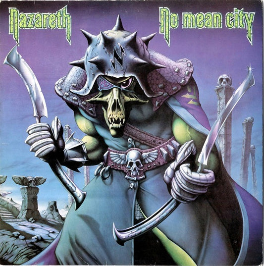 Image of Front Cover of 3845234S: LP - NAZARETH, No Mean City (Mountain; TOPS 123, UK 1979 Reissue, Inner) Edge Wear  VG/VG+