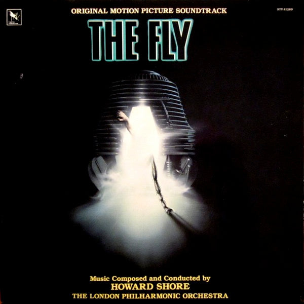 Image of Front Cover of LP - VG/VG - HOWARD SHORE, The Fly (Original Motion Picture Soundtrack) (Var se Sarabande; STV 81289, US 1986), Faint hairlines, ligh corner and edgewear to sleeve with more significant crease on back.,  - 2616482C