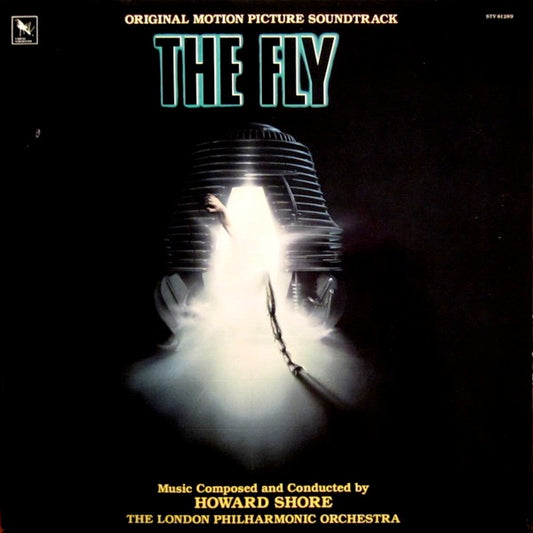 Image of Front Cover of LP - VG/VG - HOWARD SHORE, The Fly (Original Motion Picture Soundtrack) (Var se Sarabande; STV 81289, US 1986), Faint hairlines, ligh corner and edgewear to sleeve with more significant crease on back.,  - 2616482C