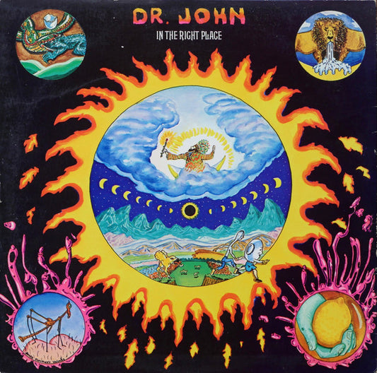 Image of Front Cover of LP - VG/VG+ - DR. JOHN, In the Right Place (Atco; SD7018, US 1973, Tri-Fold Sleeve, Stereo, PR - Presswell Pressing), ,  - 3746249S