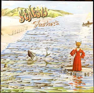 Image of Front Cover of 4014082C: LP - GENESIS, Foxtrot (Charisma Small Hatter - Phonogram Marketing; CAS 1058, UK 1975 Reissue, Non Textured Howard Printers Gatefold Sleeve, Black Letters on Spine)   VG+/VG+