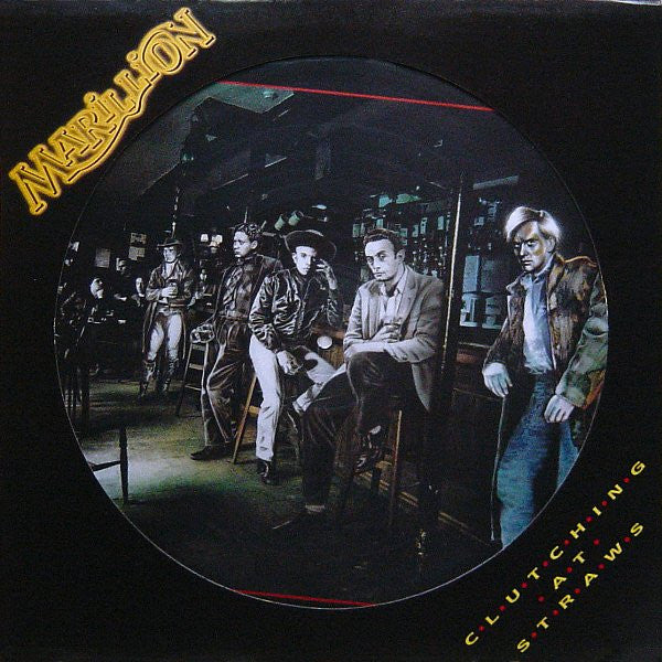 Image of Front Cover of LP - G+/VG - MARILLION, Clutching At Straws (EMI ; EMD P 1002, UK 1987, Die Cut Sleeve, Picture Disc), Tears to die cut all the way to edges. Edge wear and creasing.,  - 3846251S
