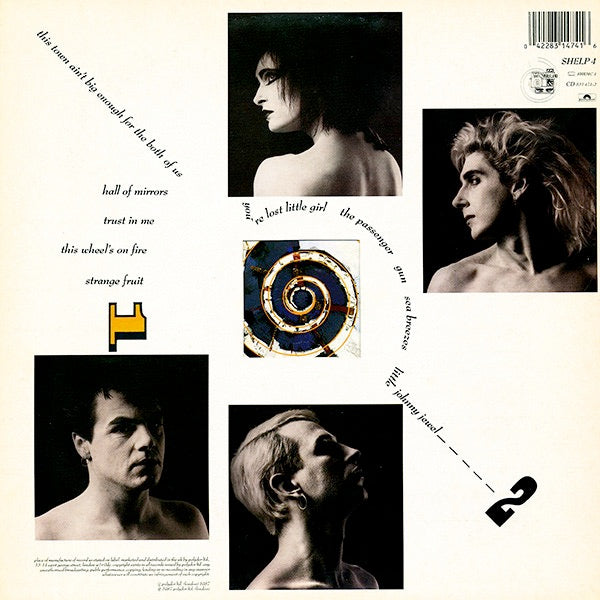 Image of Back Cover of 4544356S: LP - SIOUXSIE & THE BANSHEES, Through The Looking Glass (Wonderland; SHELP 4, UK 1987, Die Cut Sleeve, Inner)   VG+/VG+