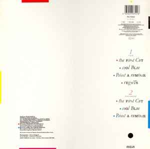 Image of Back Cover of 2515449C: LP - EURYTHMICS, Touch Dance (RCA; PG 70354, Europe 1984, Hype Stickered Sleeve, Sonopress. RC220 Price Code, Made In Germany Runout)   VG/VG+