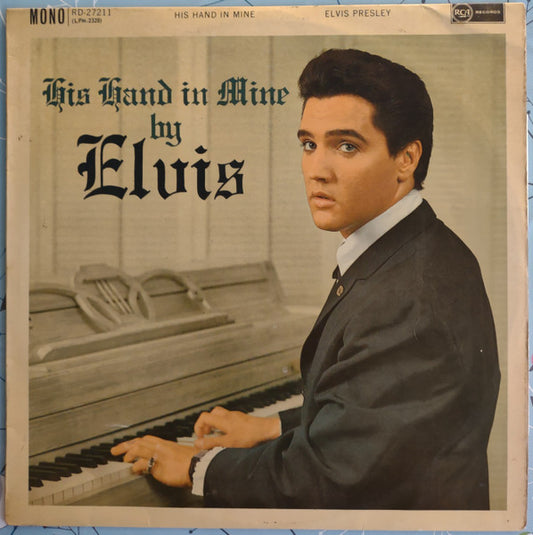 Image of Front Cover of LP - VG/VG+ - ELVIS PRESLEY, His Hand in Mine (RCA Victor Red Dot; RD.27211, UK 1964 Reissue, Mono), ,  - 2926055E