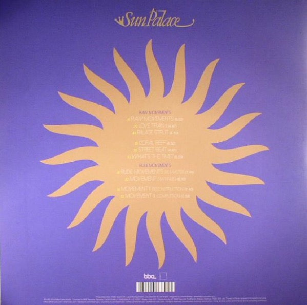 Image of Back Cover of 1314386C: 2xLP - SUN PALACE, Winning / Rude Movements (BBE; BBE389ALP, UK 2016 Reissue, Compilation)   NEW/NEW