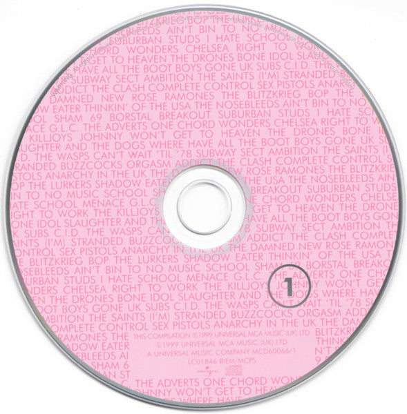Image of Label Cover of 5xCD - VG/VG+ - VARIOUS, 1-2-3-4 Punk & New Wave 1976-1979 (Universal Records; MCD 60066, UK 2000s Reissue, Box Set, Booklet), Shelf wear.,  - 3416274C
