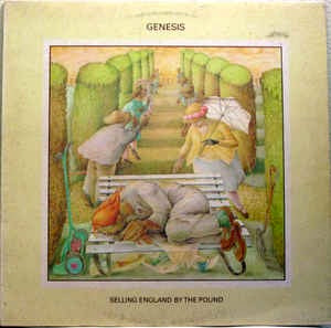 Image of Front Cover of LP - VG/VG+ - GENESIS, Selling England By The Pound (Charisma Hatter Phonogram Marketing; CAS 1074, UK 1975 Reissue, Insert, James Upton Ltd Sleeve), ,  - 2726062E