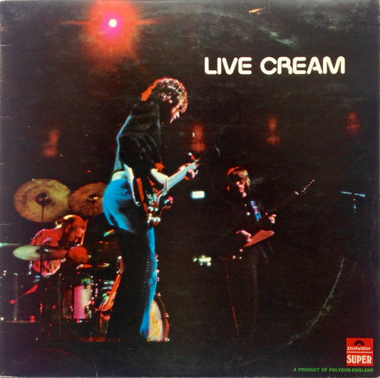 Image of Front Cover of LP - VG/VG+ - CREAM , Live Cream (Polydor ; 2383016, UK 1970), ,  - 1526003E
