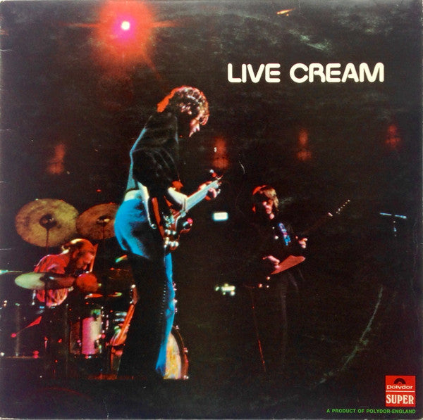 Image of Front Cover of LP - VG/VG+ - CREAM , Live Cream (Polydor ; 2383016, UK 1970), ,  - 1526003E