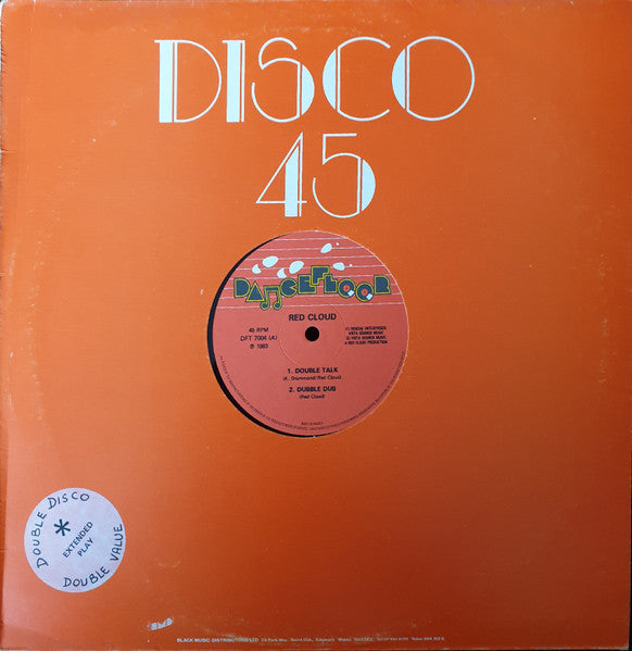 Image of Front Cover of 5114447C: 12" - RED CLOUD, Double Talk / Freedom (Dancefloor; DFT 7004, UK 1983, Disco 45 Sleeve) Lots of hairlines, sounds VG++. Clean labels, plain sleeve.  /VG