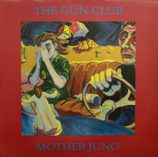 Image of Front Cover of 3914001C: LP - THE GUN CLUB, Mother Juno (Red Rhino; REDLP84, UK 1987, Inner) Strong VG, Just a few small hairlines,  A bit of wear to sleeve seams  VG/VG