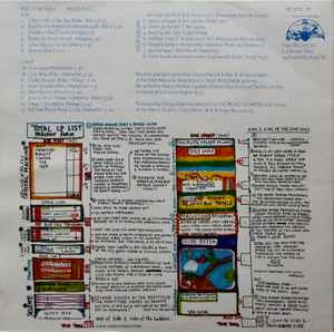 Image of Back Cover of 5114488C: LP - GONG, Angel's Egg (Radio Gnome Invisible Part 2) (Virgin Green w/Drawing; V2007, UK 1970s Reissue, Gatefold) Strong VG, Light hairlines only, glossy vinyl  VG/VG