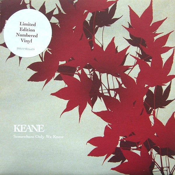 Image of Front Cover of 7" - VG/VG - KEANE, Somewhere Only We Know (Island Records; IS849, UK 2004, Hype Stickered Sleeve, Numbered, Limited Edition), No. 2996. Strong VG throughout, minor shelf wear/foxing to sleeve, light marks. c/w info mailing card.,  - 4316472C