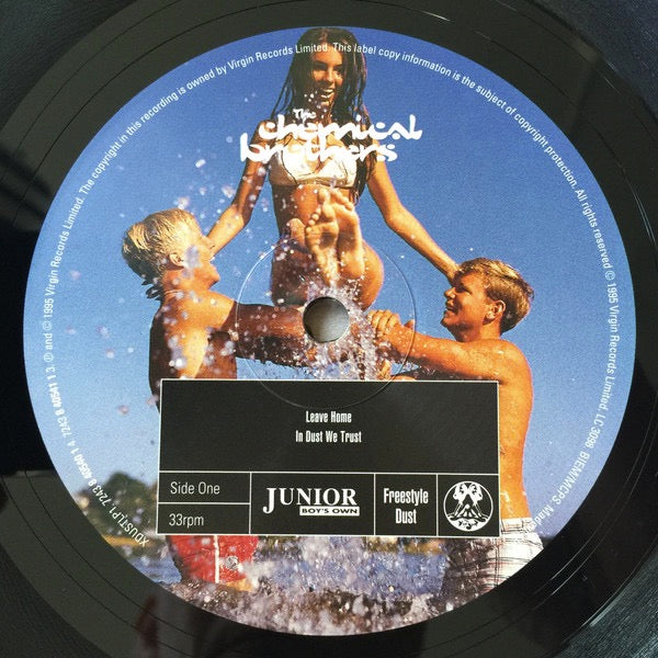 Image of Label Cover of 2xLP - NEW/NEW - THE CHEMICAL BROTHERS, Exit Planet Dust (Freestyle Dust; XDUSTLP1, Europe 2016 Reissue, 2 Inners), , A landmark electronic debut that helped drag big beat out of the clubs and into the mainstream.  Leave Home  and  Chemical Beats  still hit hard, but there s plenty of dusty funk, hip hop and psychedelic colour throughout. Raw, loud and brilliantly chaotic, it s The Chemical Brothers before they got really big. - 3600025E