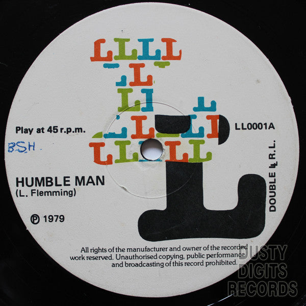 Image of Label Cover of 12" - G+/VG - LUTHER FLEMMING, Humble Man (Double L; LL0001, UK 1979, Picture Sleeve), Light lines, plays VG+. Sleeve is partially split, shows storage wear.,  - 2516348C